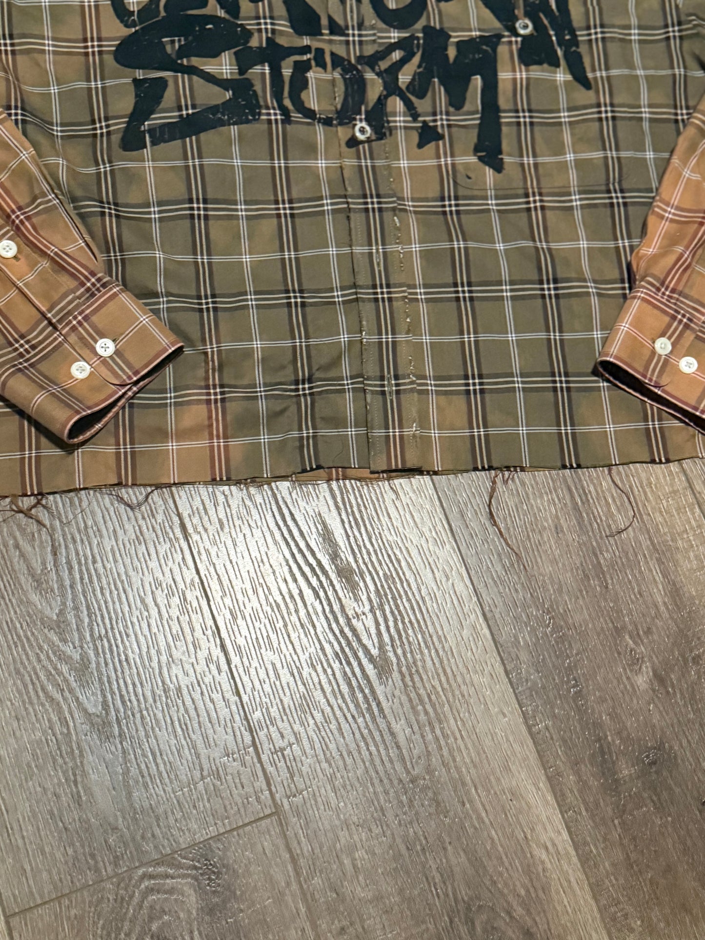 1 of 1 cropped button up