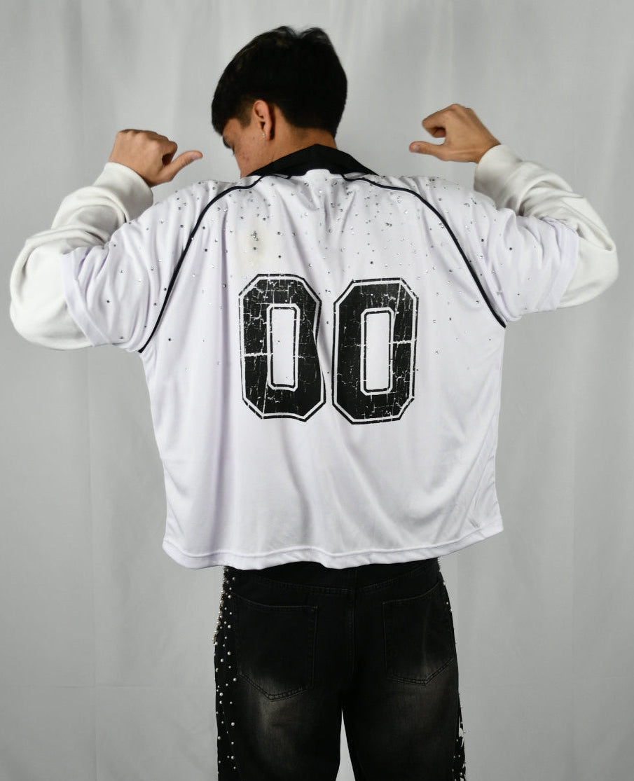 Rhinestone soccer jersey