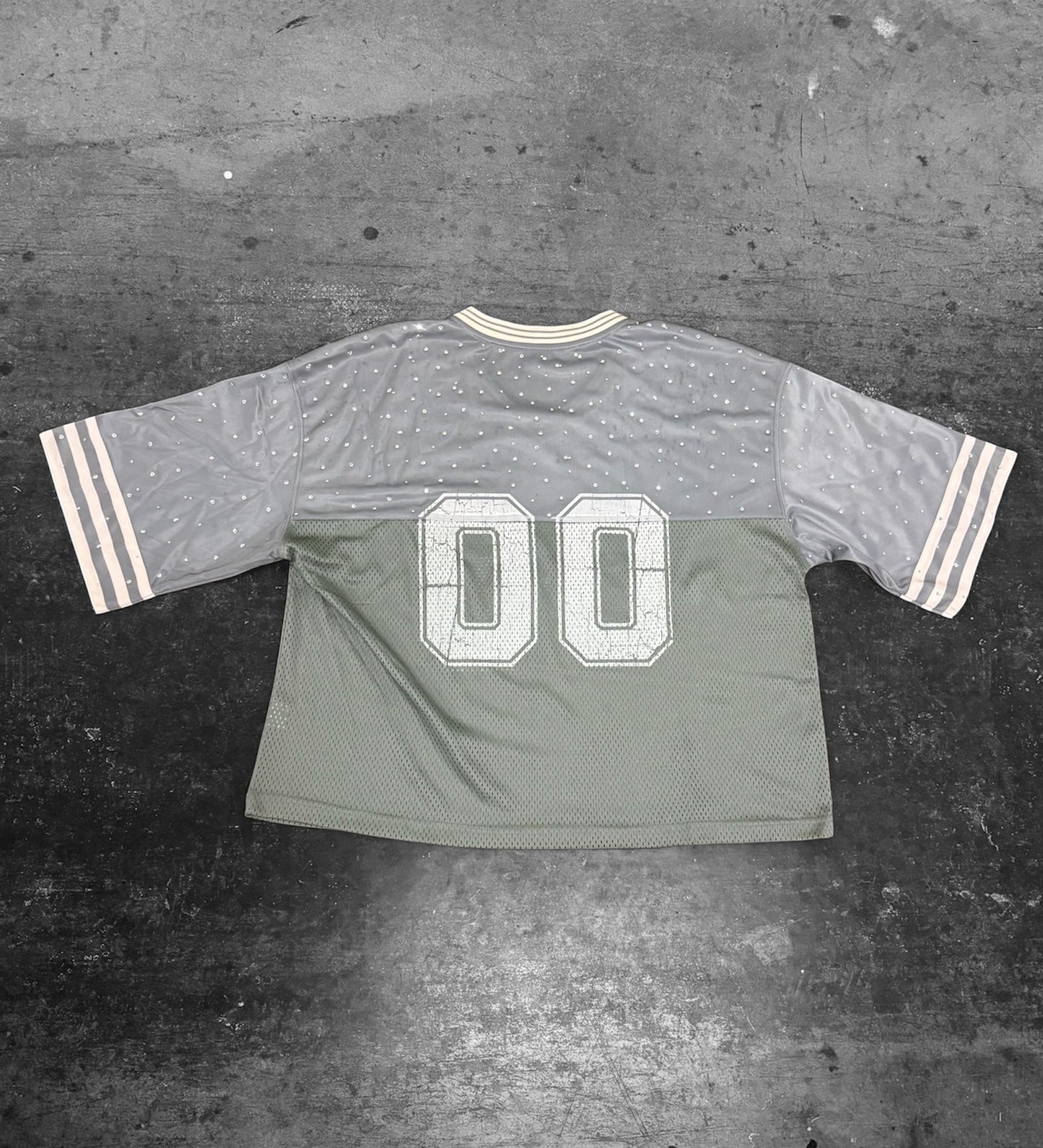 Rhinestone Football Jersey