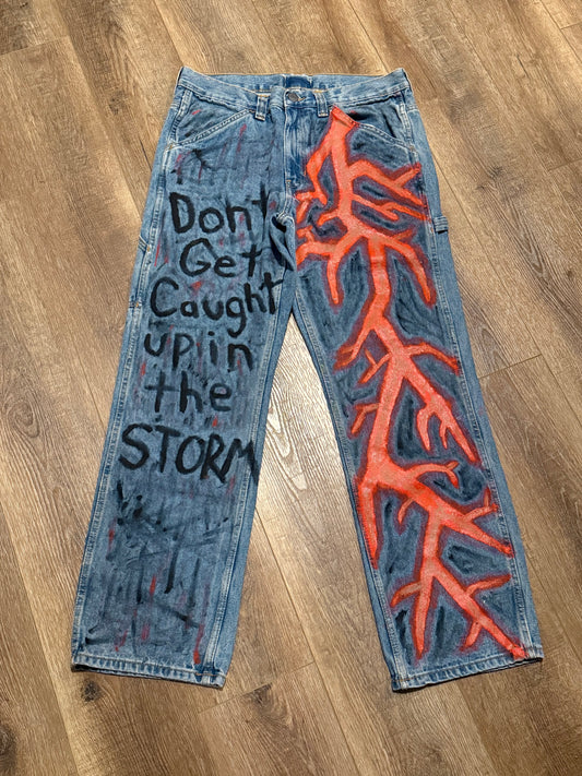 1 of 1 Reflective Bolt Pants