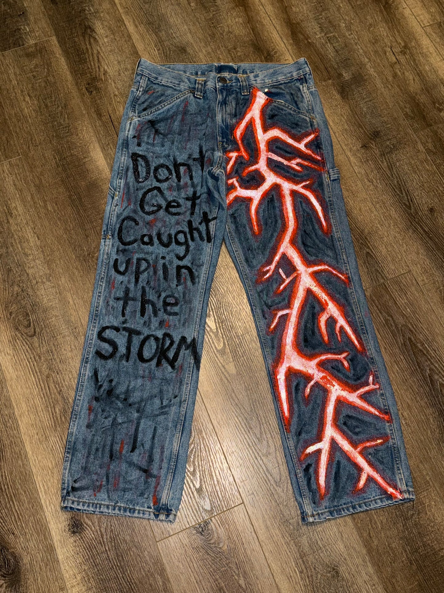 1 of 1 Reflective Bolt Pants