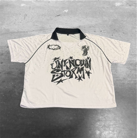 Rhinestone soccer jersey