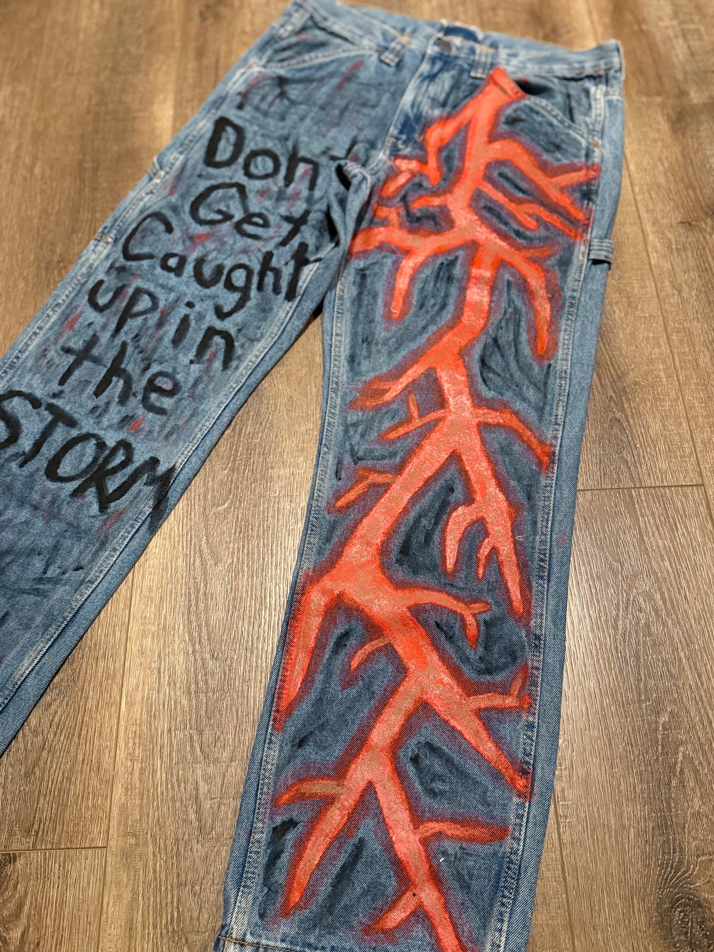 1 of 1 Reflective Bolt Pants