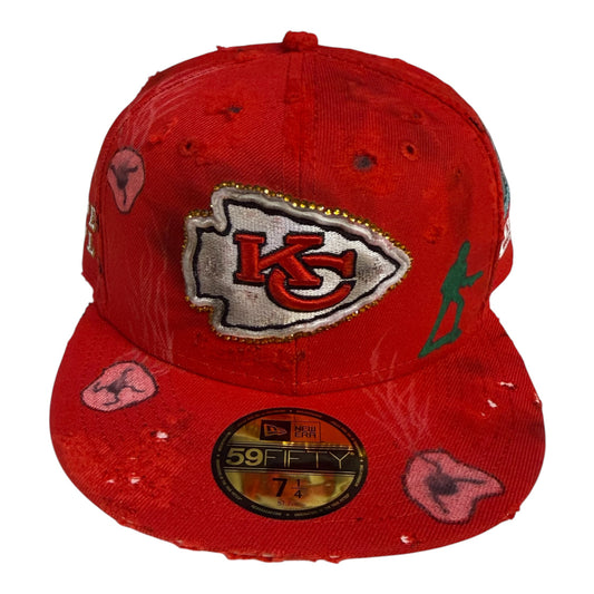 Chiefs toy soldier hat  7 1/4