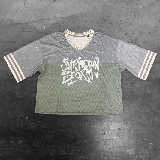 Rhinestone Football Jersey