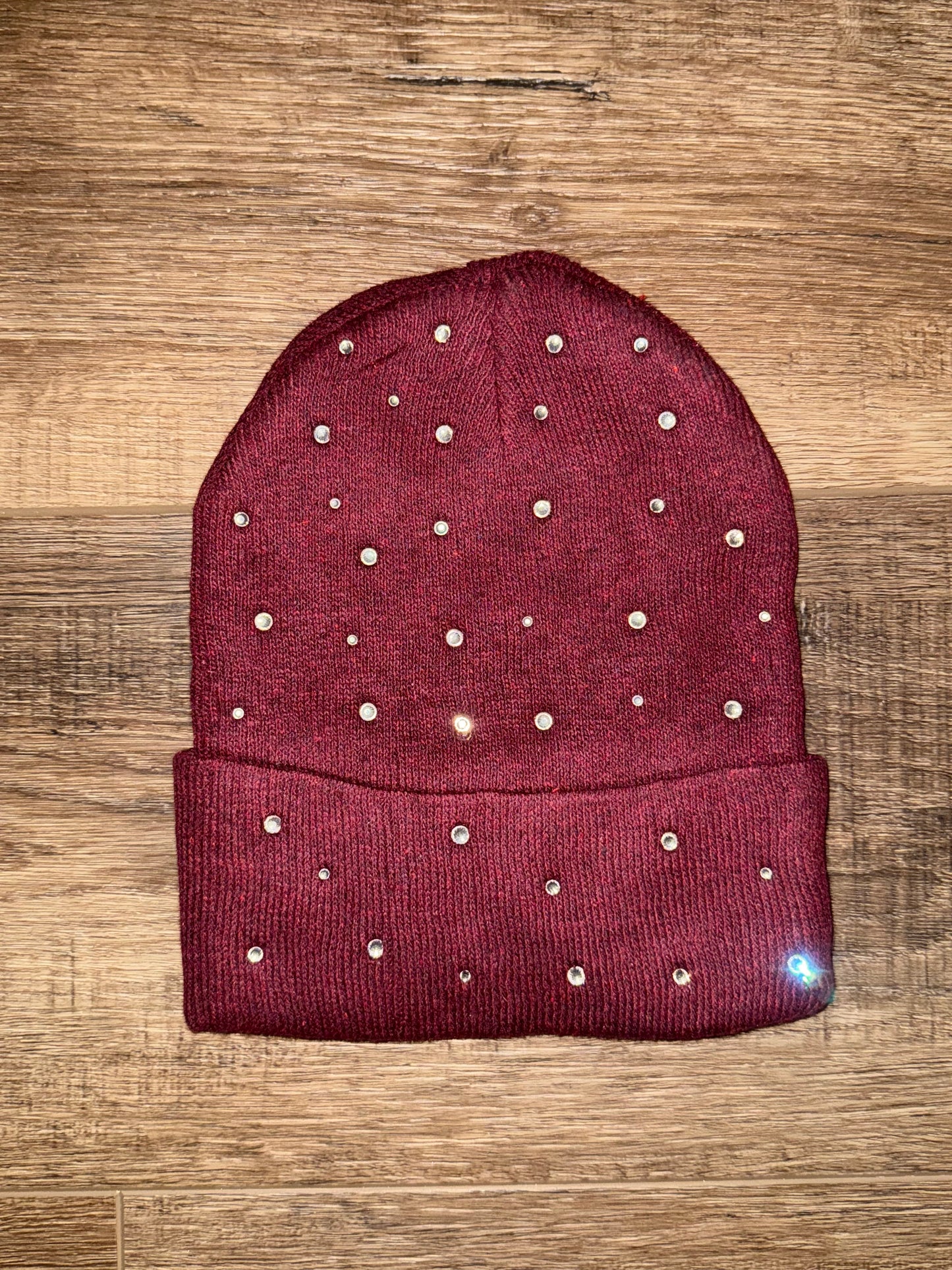 Rhinestone beanie